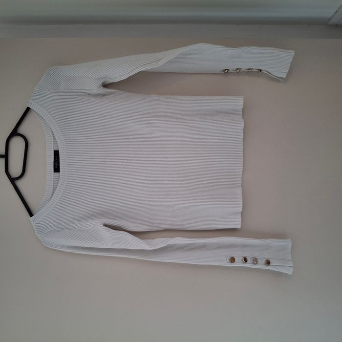 T-shirt - Pull blanche pour femme - Manches longues - Taille S - Nuna Lie - photo numéro 2