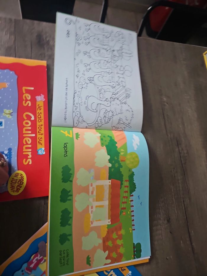 Lot 3 livres je sais tout sur les chiffres les couleurs les vêtements - photo numéro 5