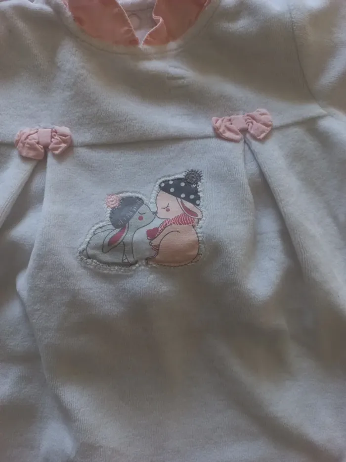 Pyjama velour 3 mois - photo numéro 2