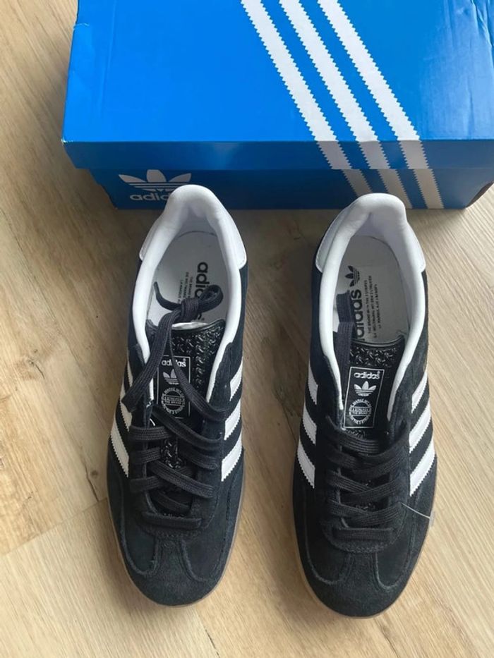 Adidas Gazelle Indoor Black White 39,5 - photo numéro 2