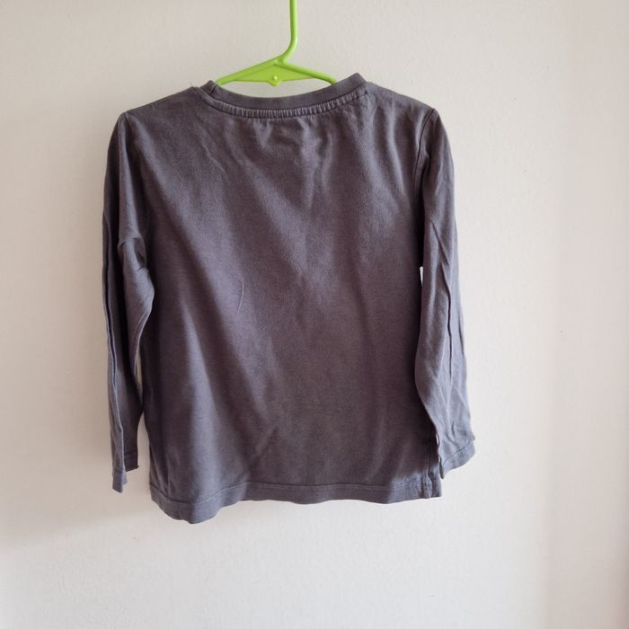 4 ans tee-shirt kaki marron avec.chien - photo numéro 4