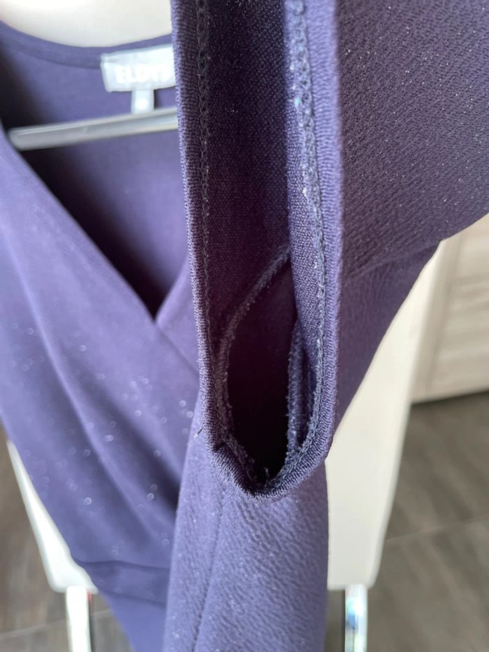 Robe bleu marine, avec de légères, paillettes taille38 - photo numéro 5
