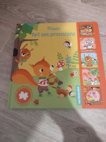 Livre puzzle Pouic fait ses provisions