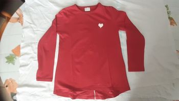 Sweet rouge motif hoeur blanc