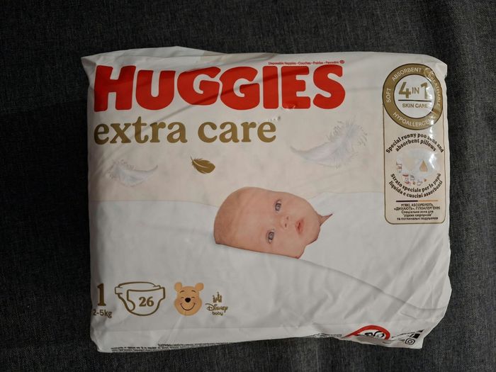 1 paquet de couches Huggies Taille 1