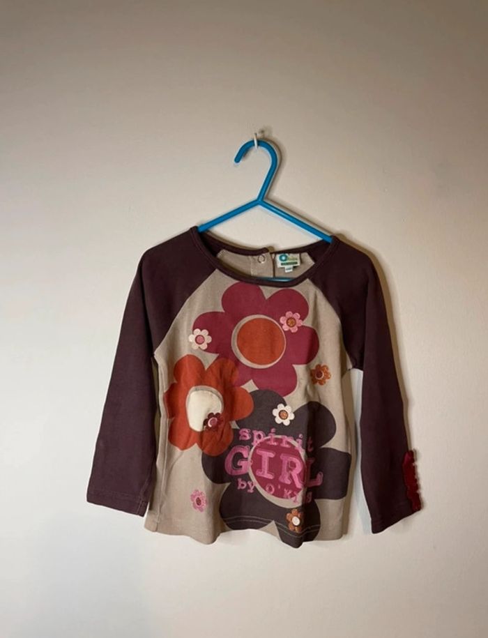 Tee shirts manches longues okids 4 ans fille