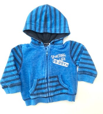 Gilet epais bleu 12 mois