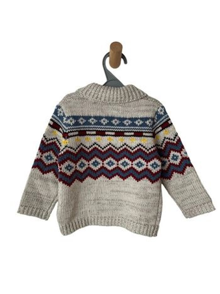 Gilet jacquard -La compagnie des petits 24 mois - photo numéro 5