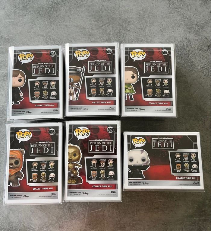Lot de 6 Star Wars le retour du Jedi - photo numéro 2