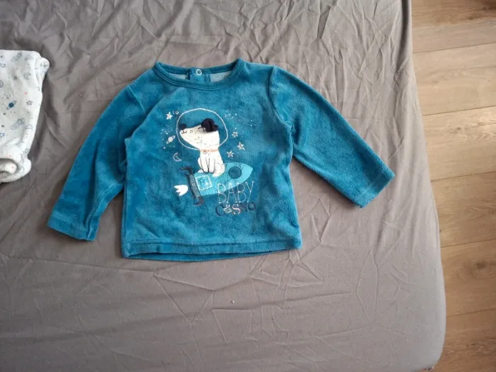 Pyjama 2 pièces bébé 6mois - photo numéro 4