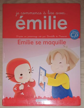 Livre Je commence à lire avec Émilie "Émilie se maquille" Casterman (niveau CP)