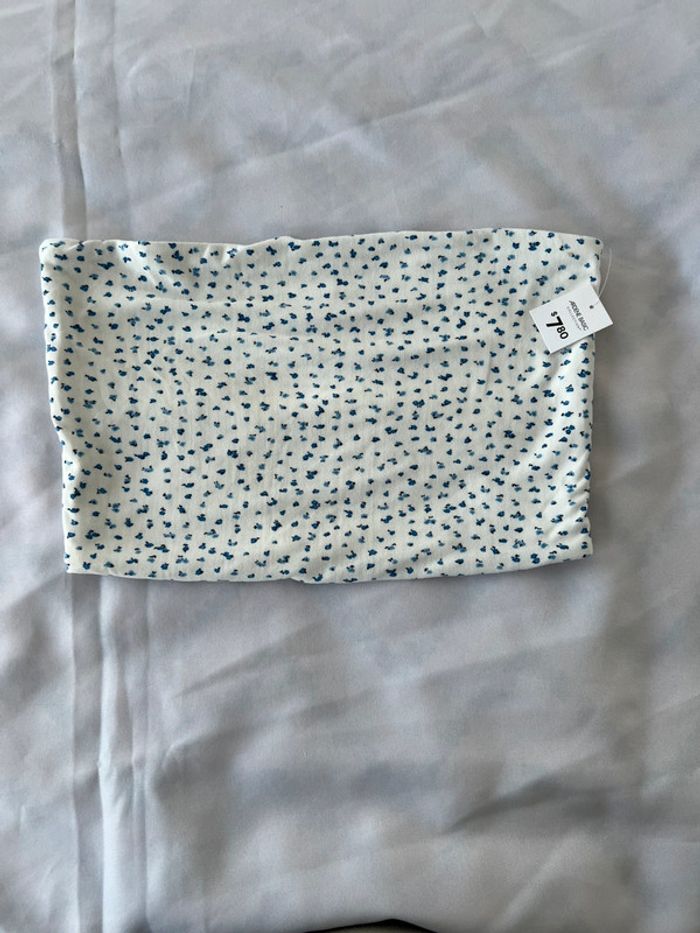 Bandeau blanc fleuris