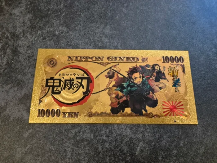 Billet OR à collectionner Démon Slayer - photo numéro 2