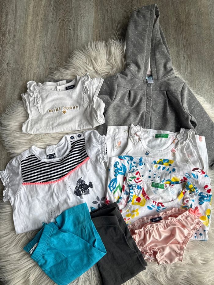 Lot de vêtements fille 12 mois