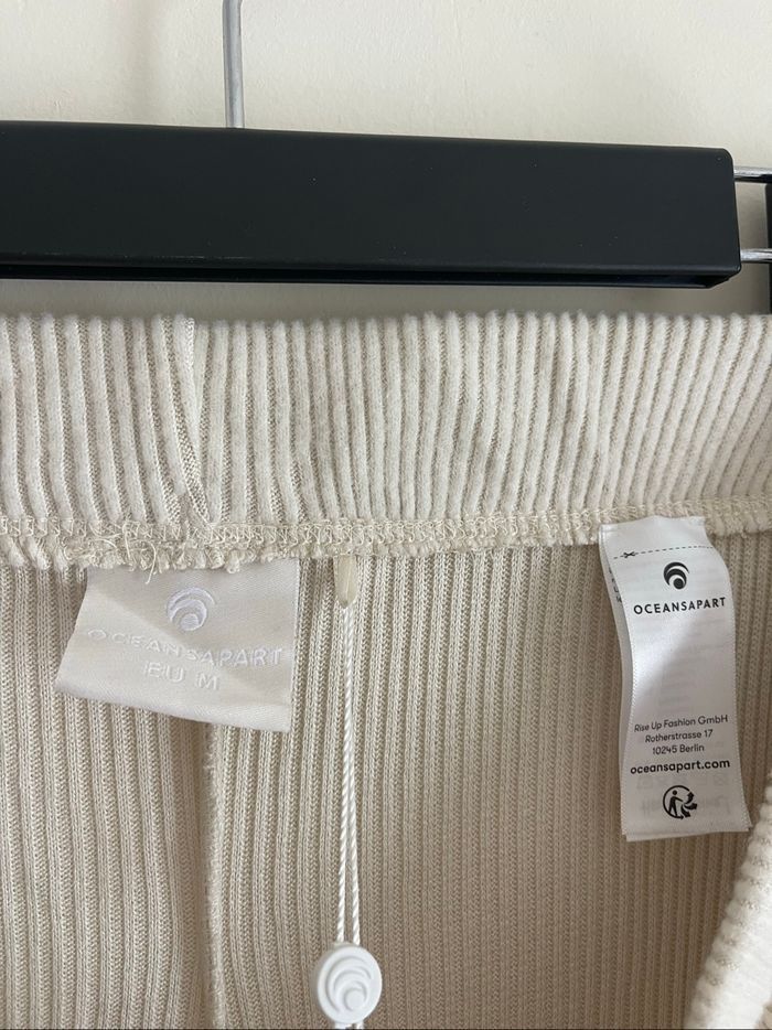 Pantalon jambes larges évasés beige oceans apart marly flared - photo numéro 6