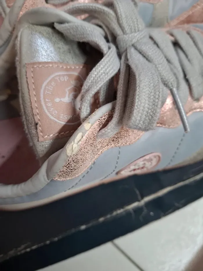 Baskets rose argenté jott taille 38 femme - photo numéro 9