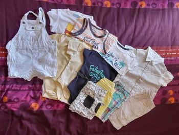 Lot vêtements d' été en 12 Mois garçon