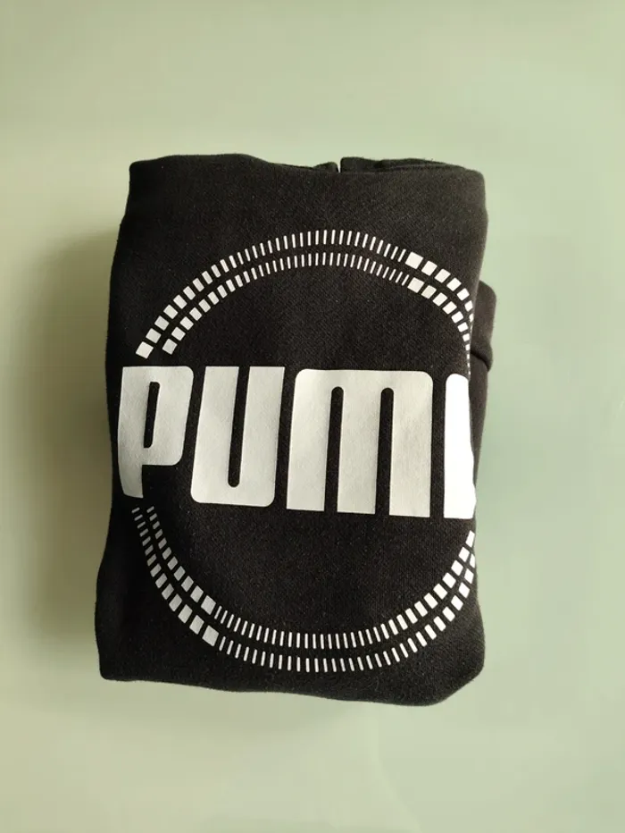 🖤🧥 Sweat à capuche Puma noir garçon – Taille 10-11 ans – Bon état - photo numéro 12