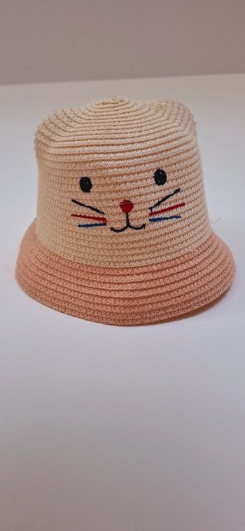 Chapeau soleil chat
