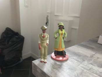Figurine la princesse et la grenouille disney
