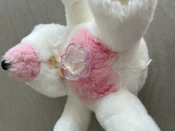 Ours blanc et rose