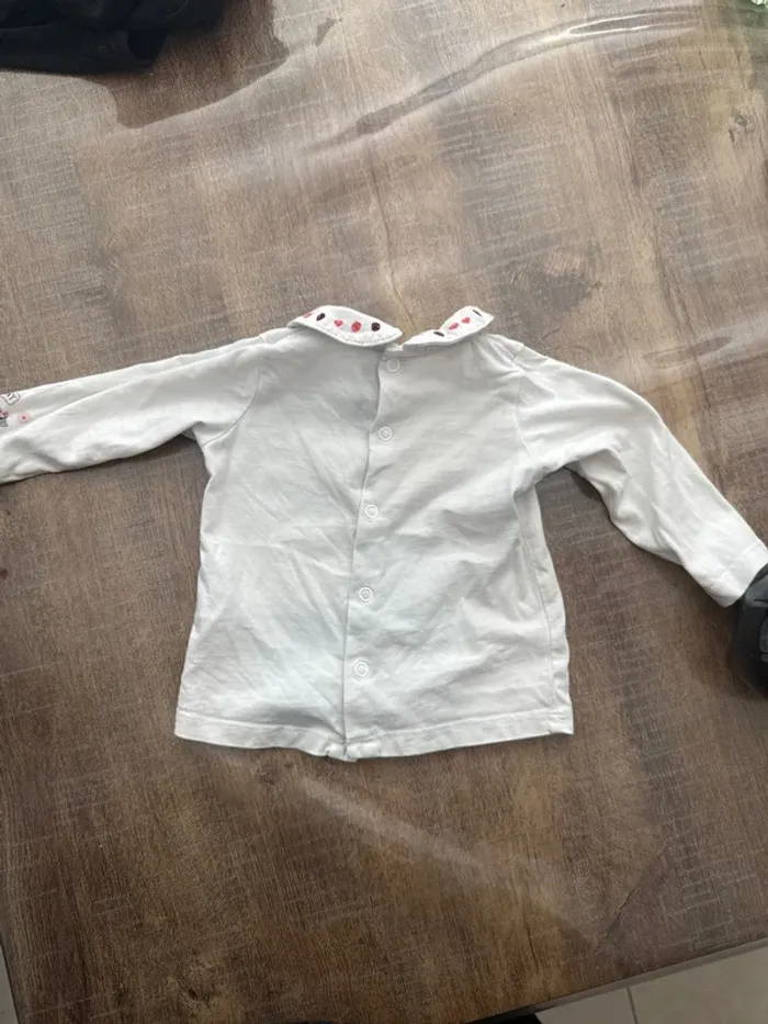 Chemisier blanc bébé - photo numéro 4