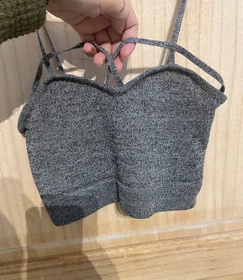 Brassière unis grise