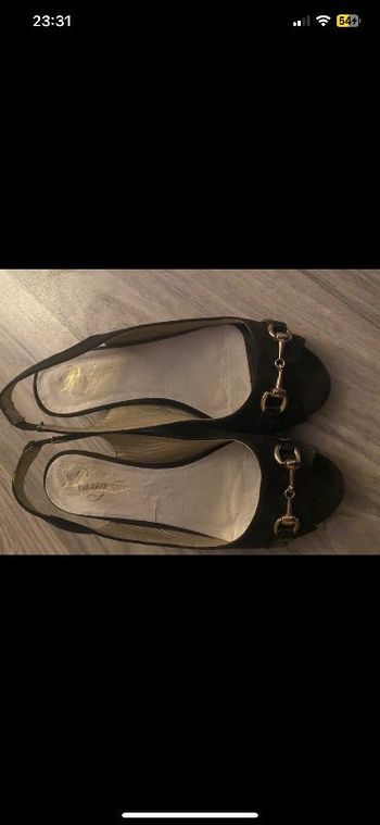 Chaussures compensées bout ouvert