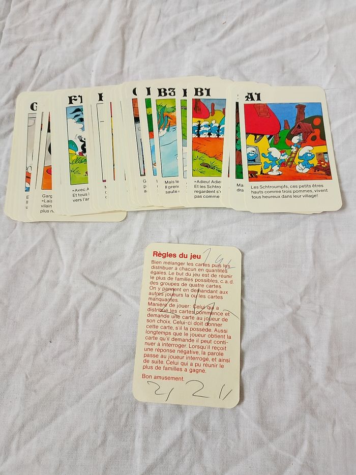 Jeu de familles les Schtroumpfs 1983 Peyo - photo numéro 4