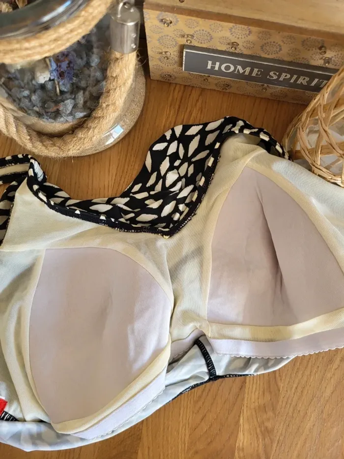 Maillot de bain 1 pièce noir et blanc Tissaia - rétro chic - photo numéro 10