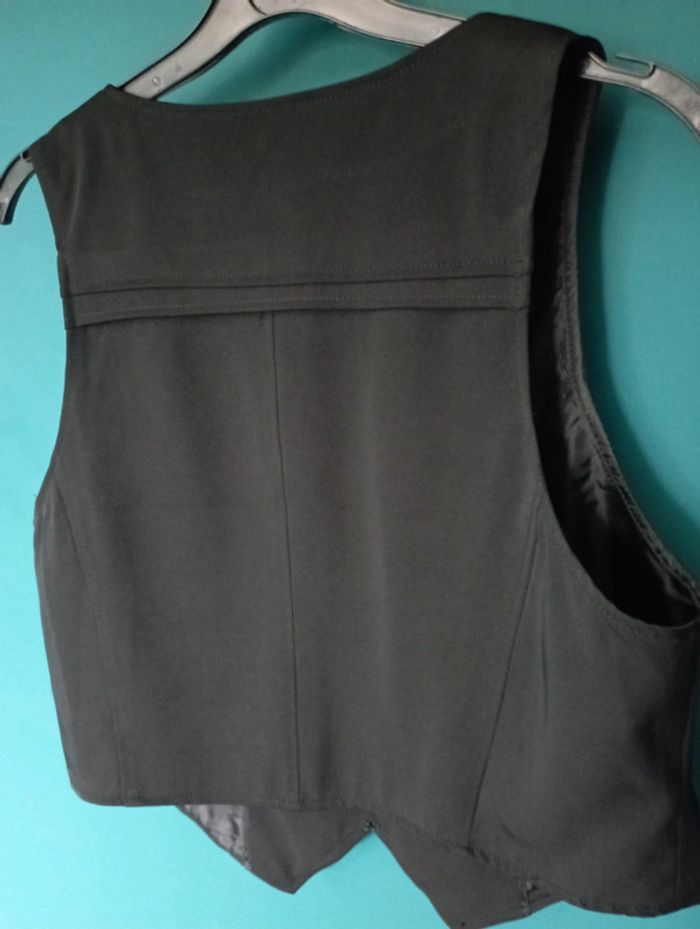 Gilet costume femme noir - photo numéro 7