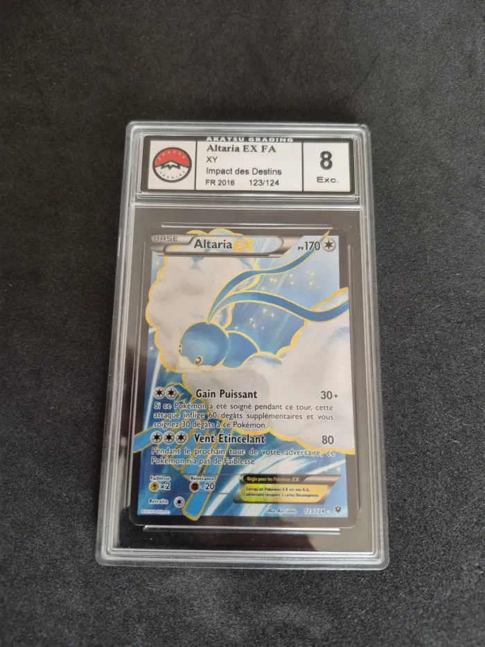 Carte Pokemon ALTARIA 123/124 Ultra Rare EX Full Art FA XY10 FR Akatsu gaming 8