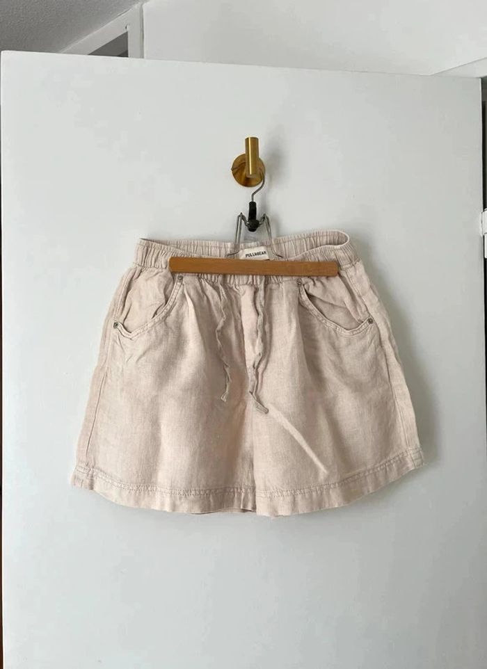 Short d'été 100% lin Pull & Bear taille M, neuf jamais porté