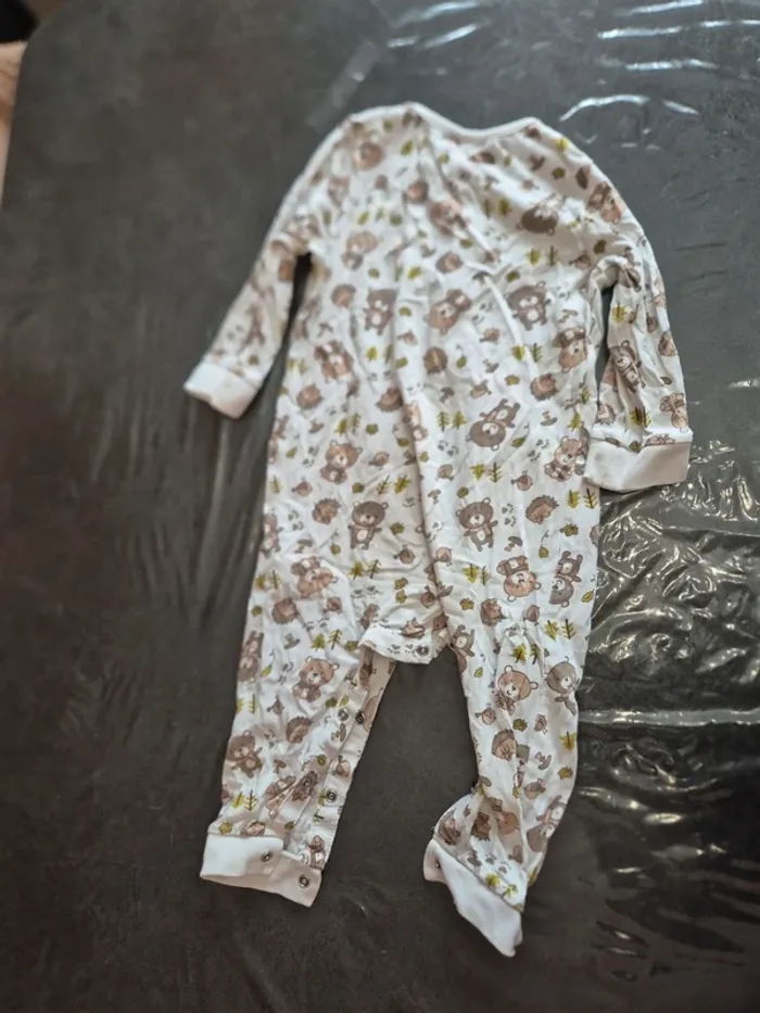 Pyjama grenouillère nounours garçon - photo numéro 4