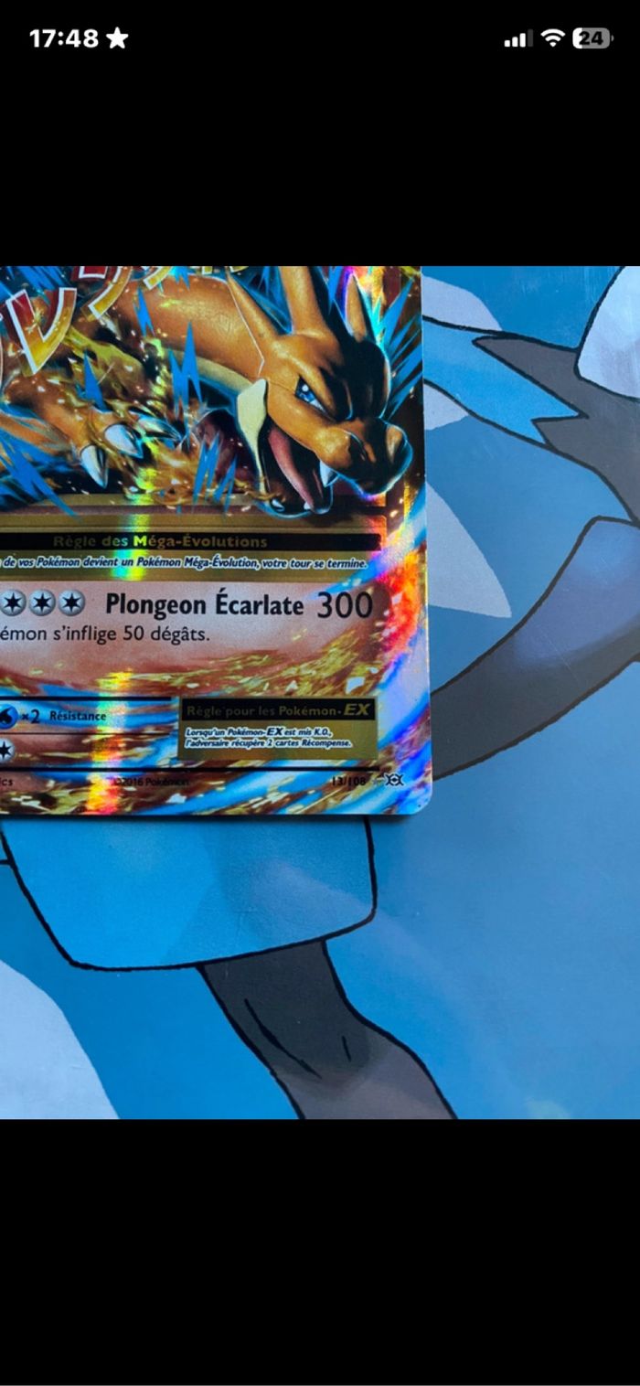 Carte Pokémon M.Dracaufeu ex - photo numéro 3