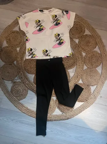 Ensemble fille t-shirt MC/ legging 4 ans
