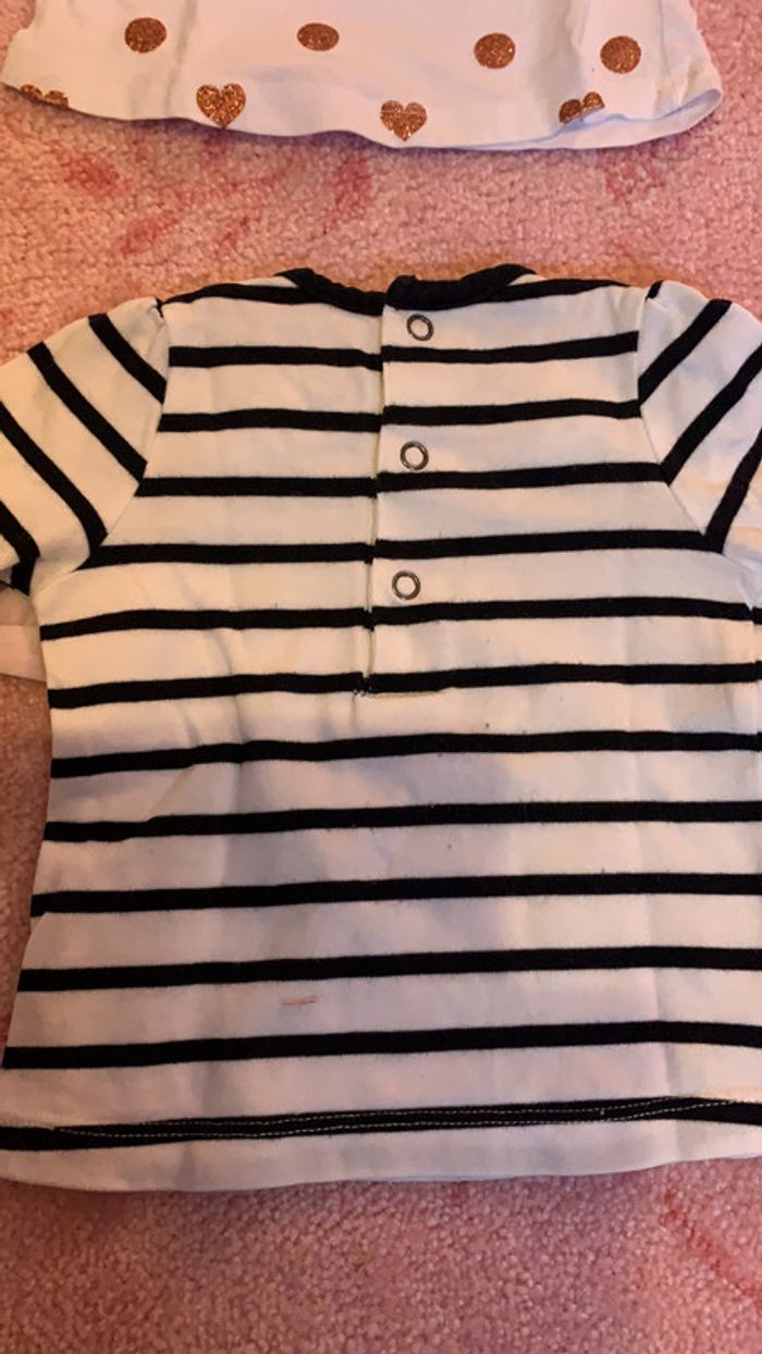 Lot de 3 tee shirt taille 6 mois - photo numéro 4