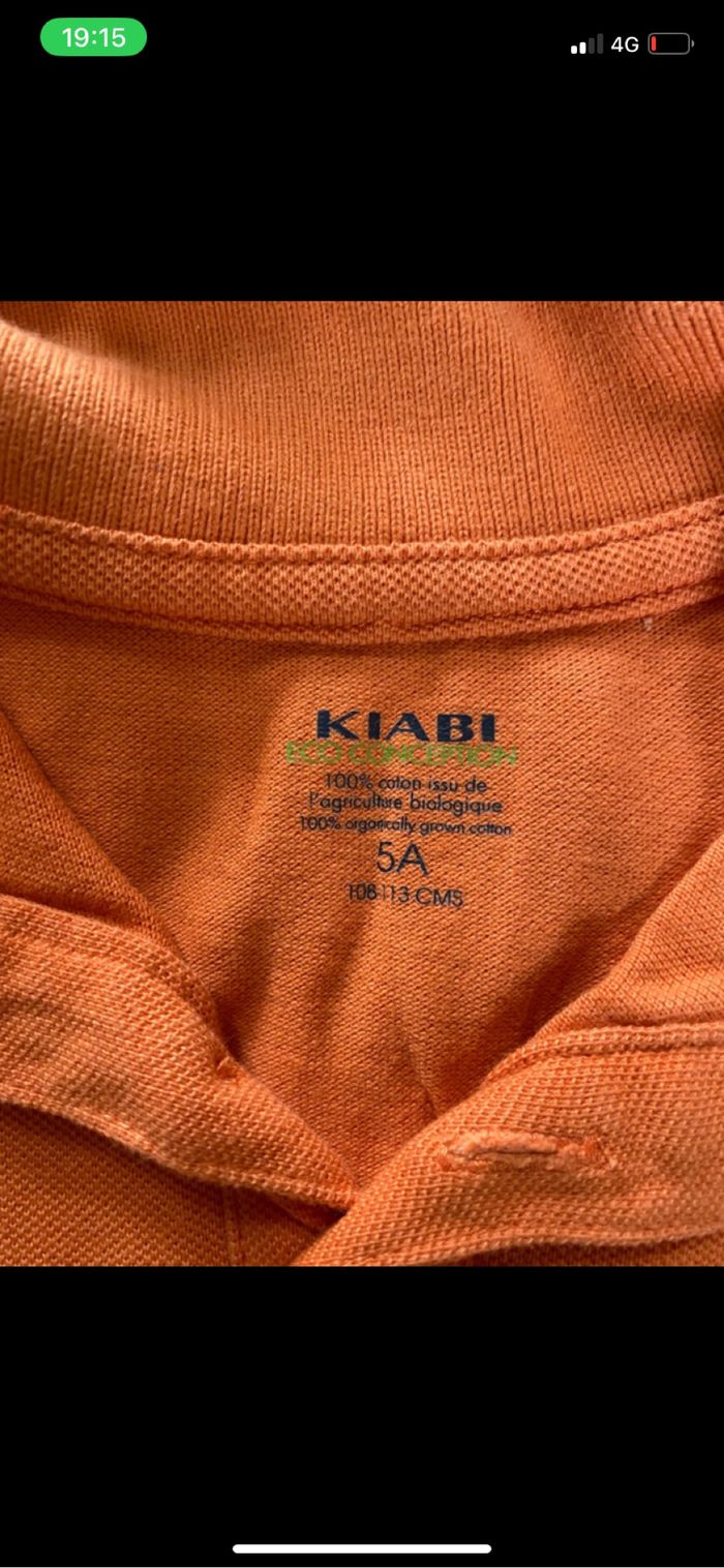 Polo orange - photo numéro 2