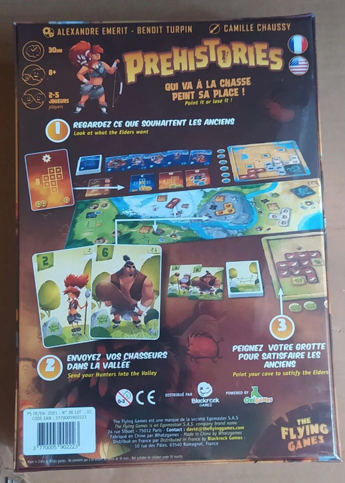 Préhistories - Jeu de société sous emballage - Prix Ferme - photo numéro 2
