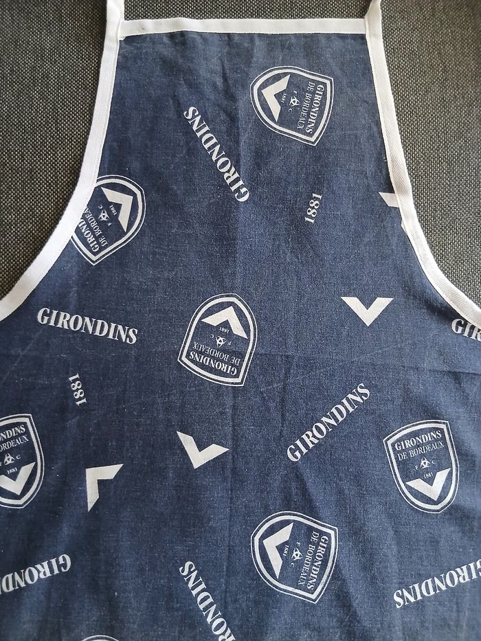 tablier de cuisine 3-6ans girondins de bordeaux - photo numéro 2
