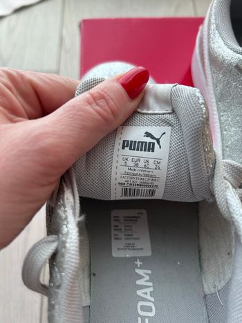 Puma argentée à plate-forme