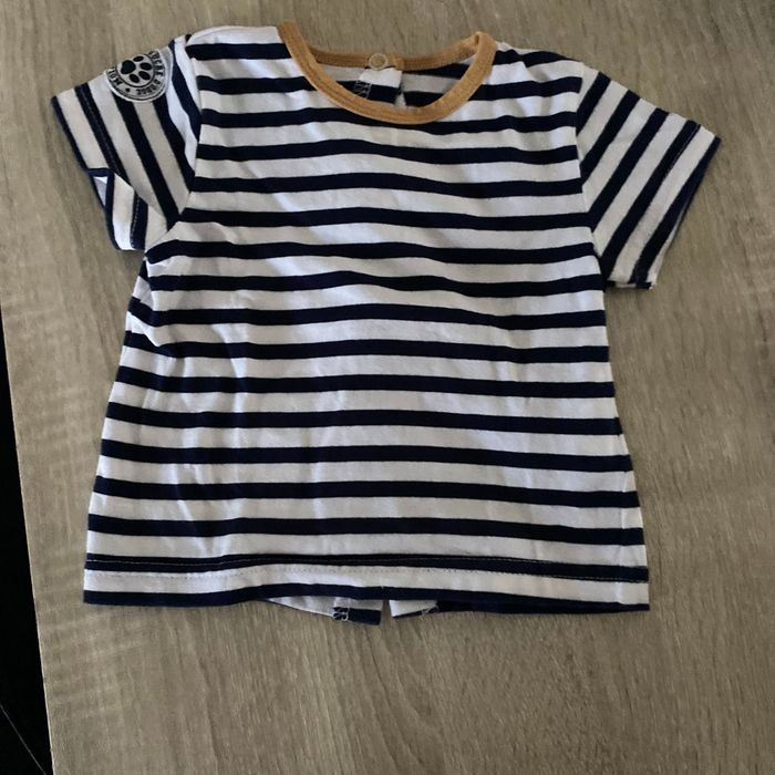 Ensemble garçon salopette + teeshirt - photo numéro 2
