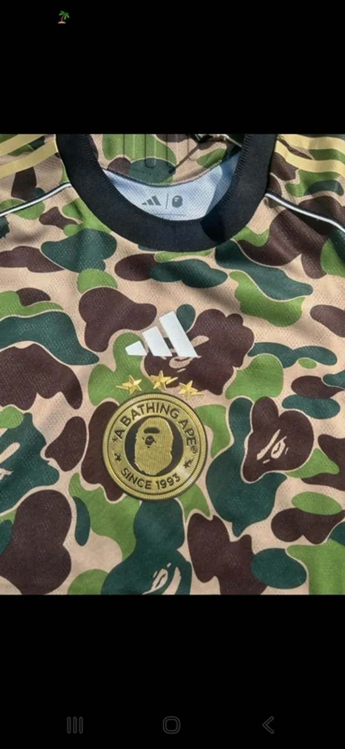 Maillot t-shirt Adidas X BAPE - photo numéro 2