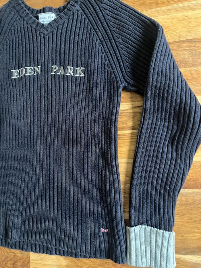 Pull col V eden Park - photo numéro 3