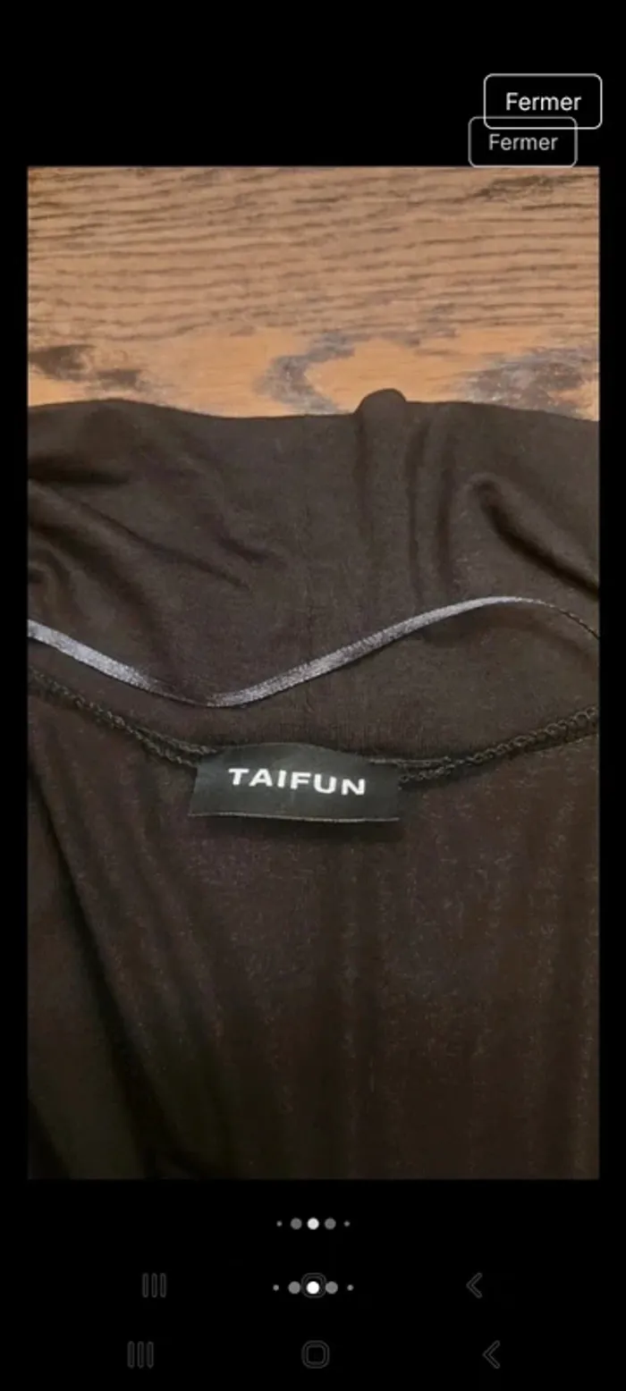 Jolie Robe Taifun noire et gris fr/be 42 - photo numéro 11