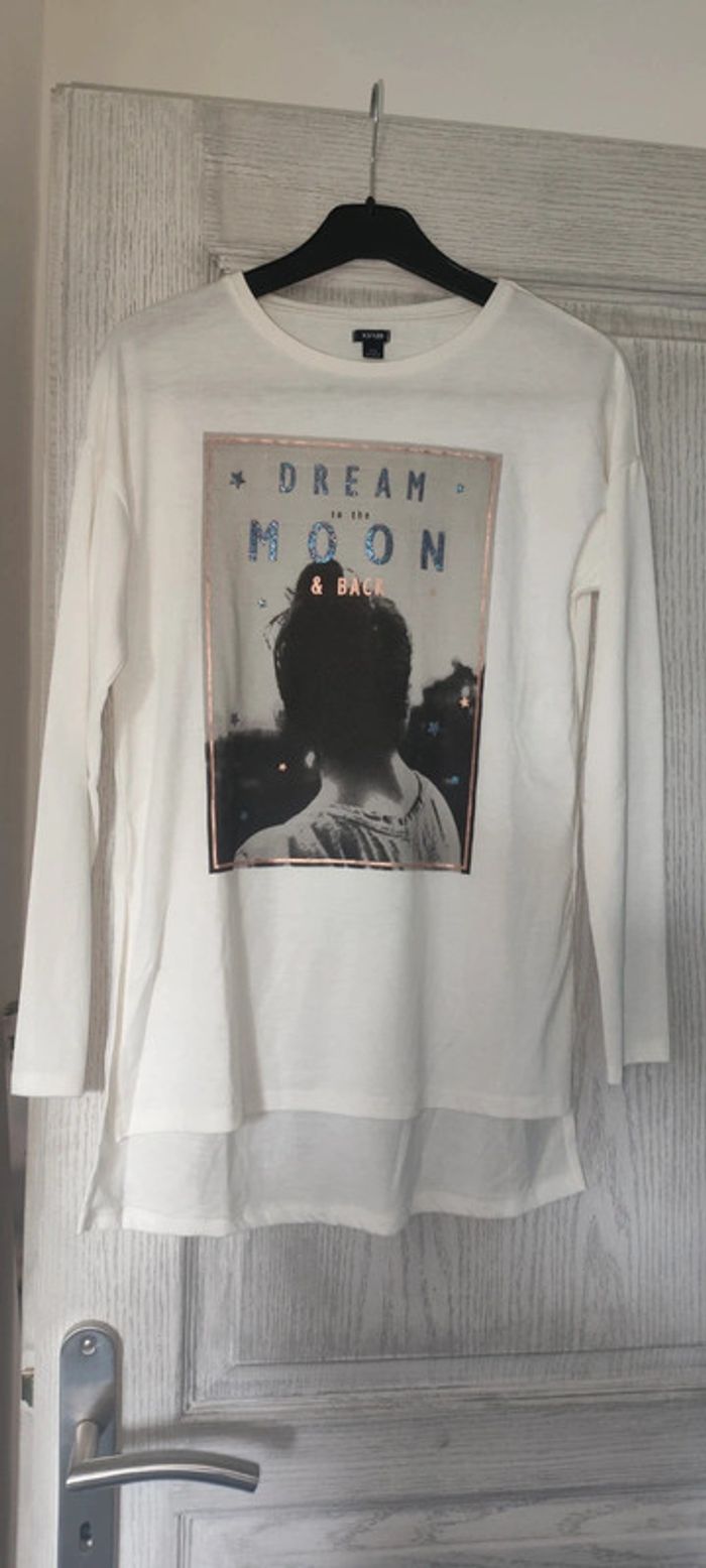 t-shirt blanc dessin