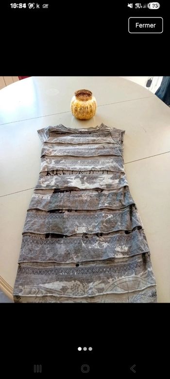 Robe grise legere taille 2