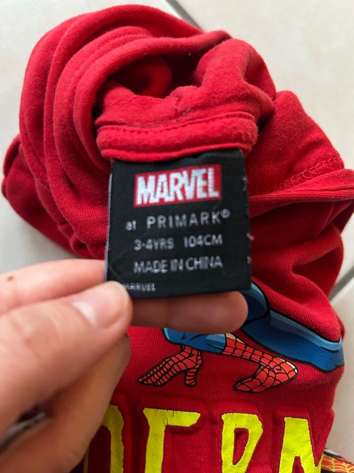 Pull capuche Spiderman 3/4 ans - photo numéro 3