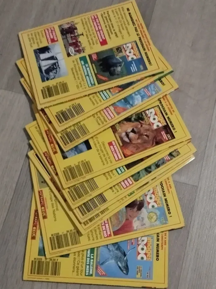 Lot vintage de 9 livres Images Doc année 1992-93 L078 - photo numéro 5