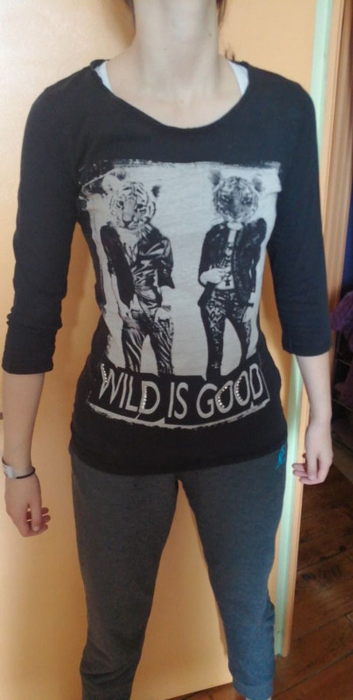 Tee-shirt à manches 3/4